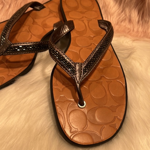 Coach Laurel Sandals Size 10 - Picture 11 of 12